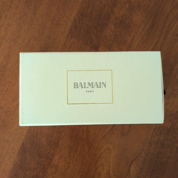 Balmain gold and black women sunglasses with case, sleeve, certificate and box - Picture 4 of 4